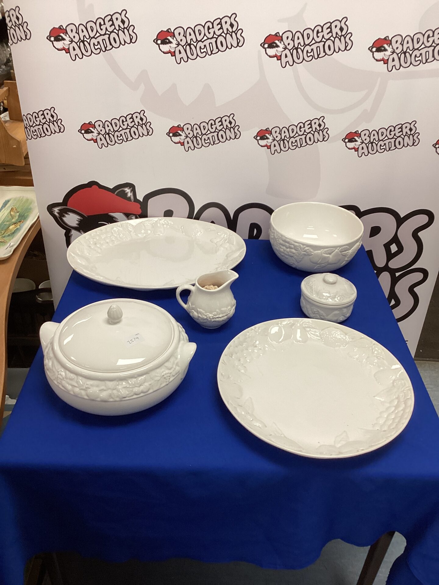 267 Selection of White Porcelain Tableware