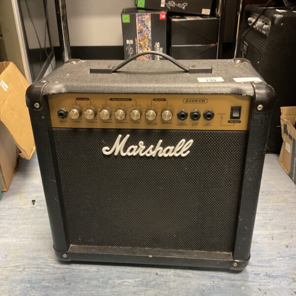 Vintage Marshall G15R guitar amplifier, solid-state amp for sale.