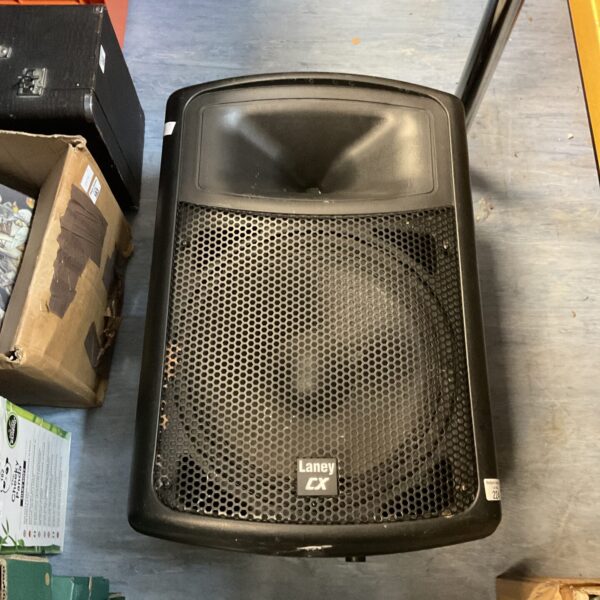 Used Laney CX 15” PA speaker for live sound reinforcement.