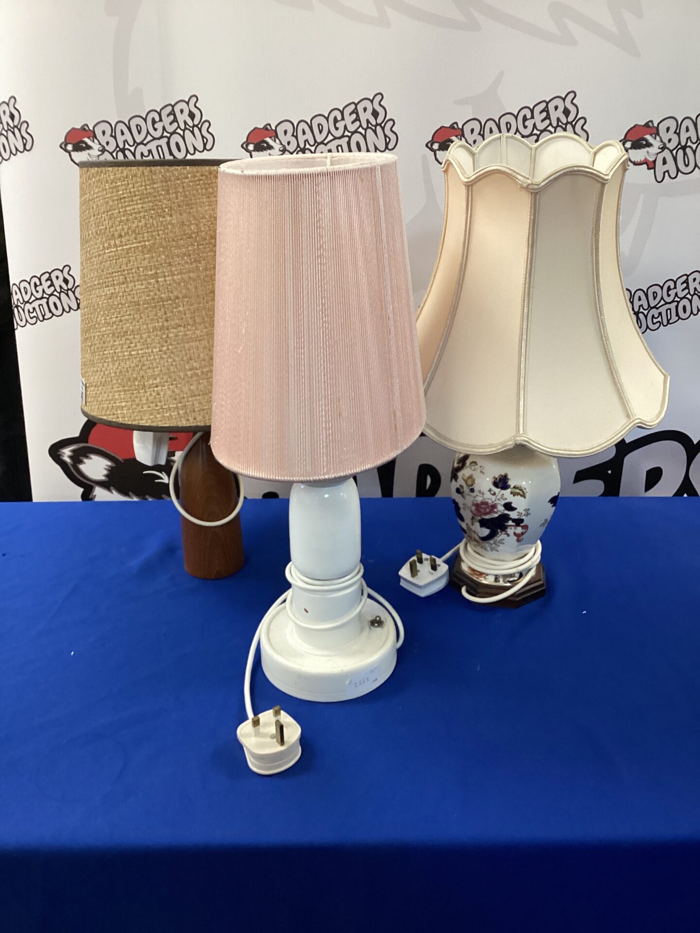 620 Three table lamps