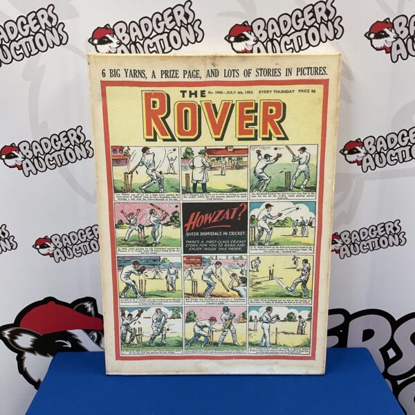 Vintage Rover comic canvas print from July 4th, 1953.