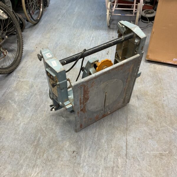 Vintage Elu table saw for woodworking, showing signs of age.