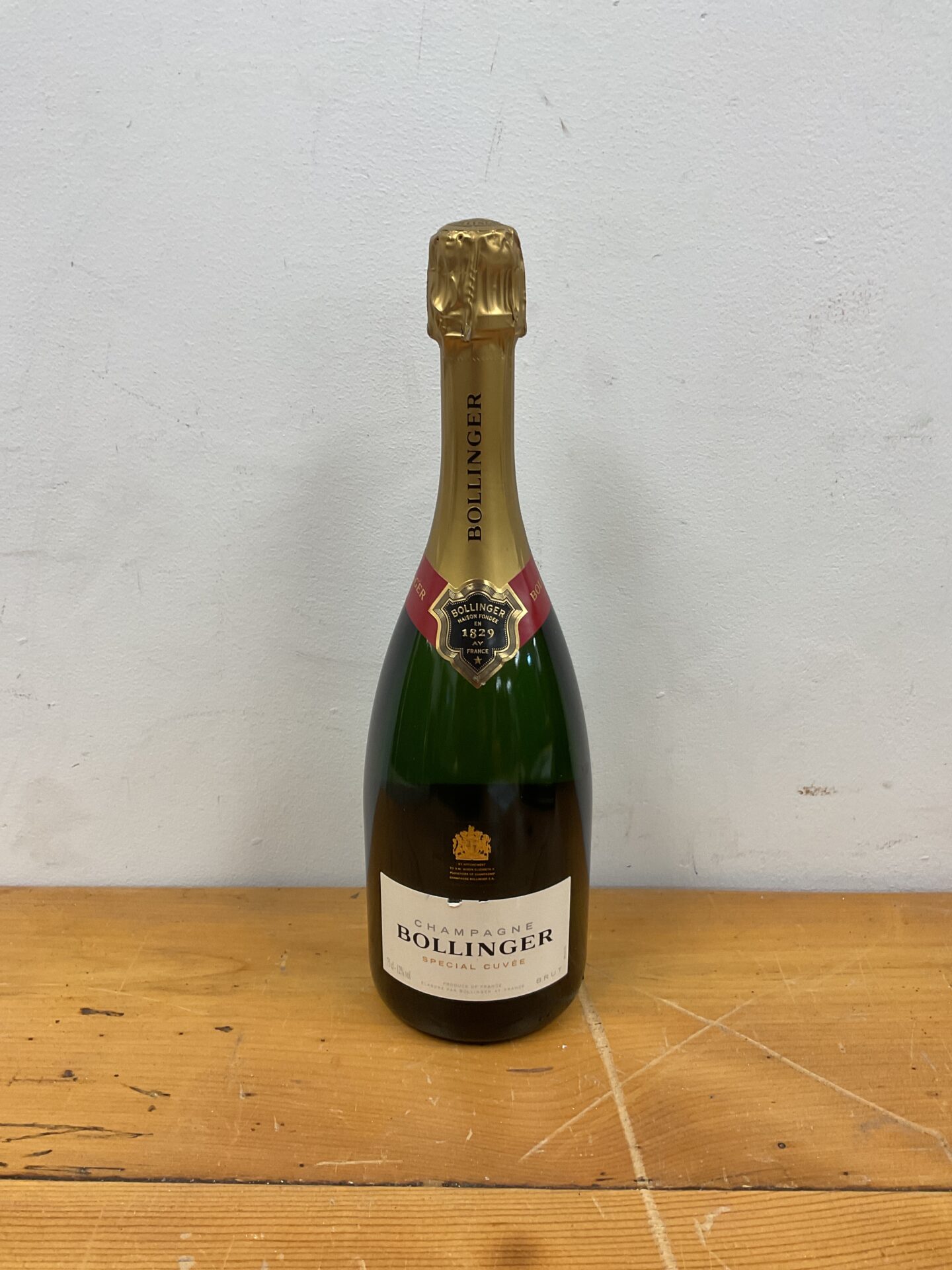 912 Bollinger special cuvee champagne