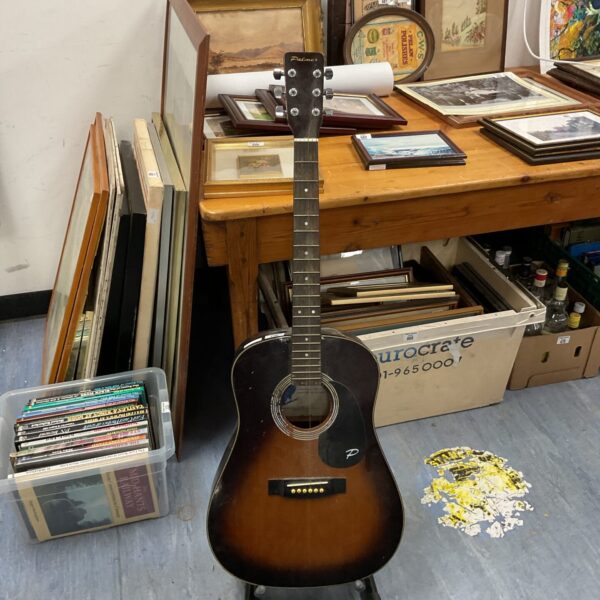 Vintage Palmer P33 acoustic guitar in sunburst finish.