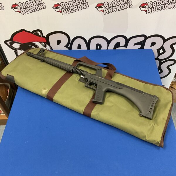 Air Force One AFO-16 side lever air rifle in detail.