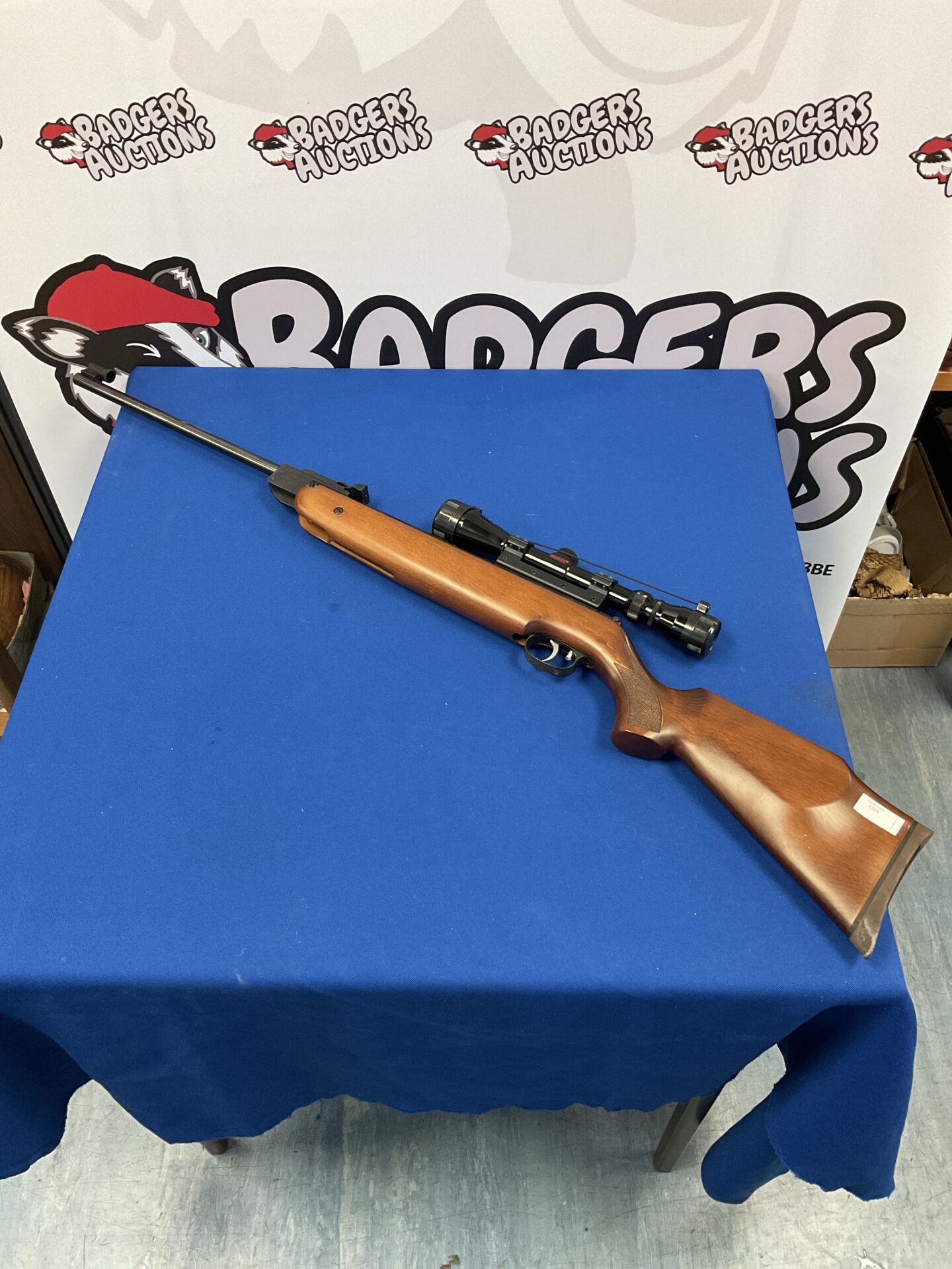 748 Weihrauch hw 95 .22 cal air rifle with scope