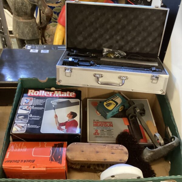 Mixed lot featuring a Roller Mate paint applicator for DIY projects.