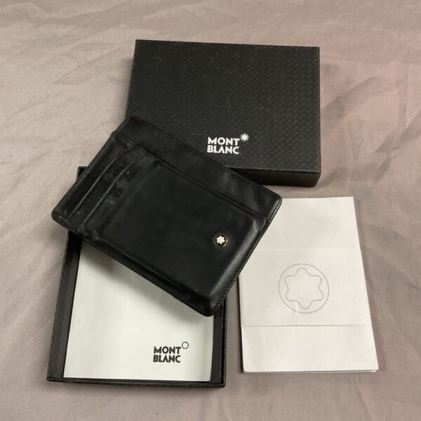 Luxury Monte Blanc card wallet in its original presentation box.