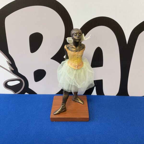 Elegant parastone Degas ballerina statue, a charming collectible figurine.