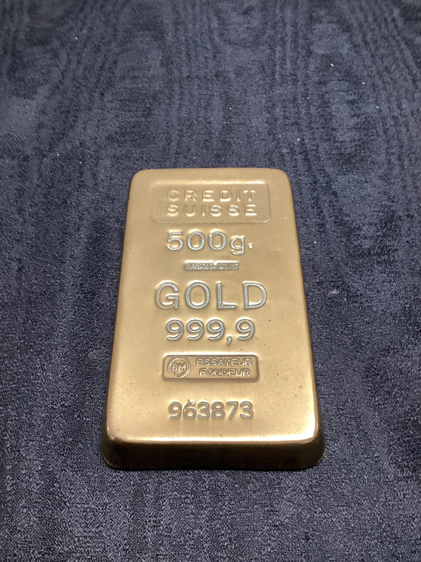 241 Paperweight in style of gold bar
