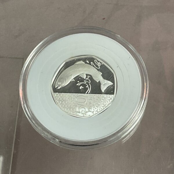 rare prince charles salmon coin no privi mark uncirculated