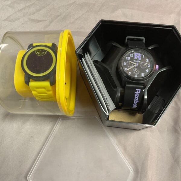 Vintage Reebok Vibe wristwatch in its original box.