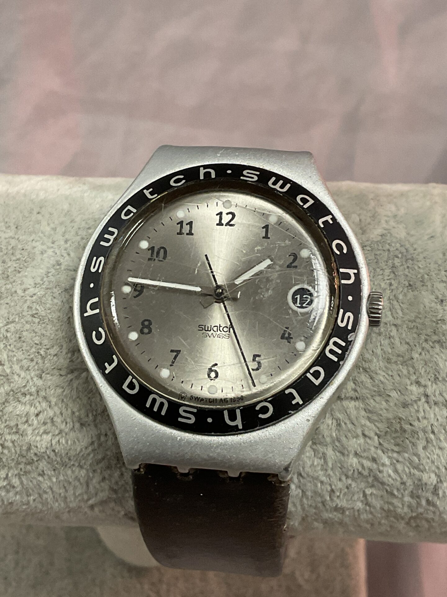 933 Vintage swatch irony quartz wristwatch working