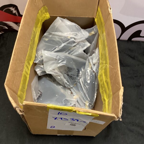 Unboxed lot of ten Nordic Global XTS39-2 shop lighting fittings.