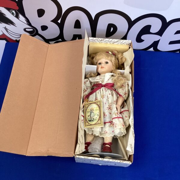 Vintage Alberon collector doll in original box.