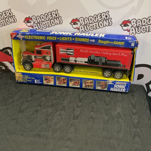 Vintage Buddy L Kenworth Sonic Hauler toy truck