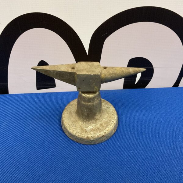 Antique jewellers anvil with a hardened steel face.