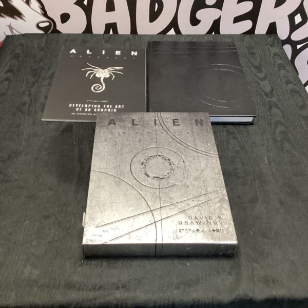 Cover of David’s Drawings Alien Covenant book by Titan Books.