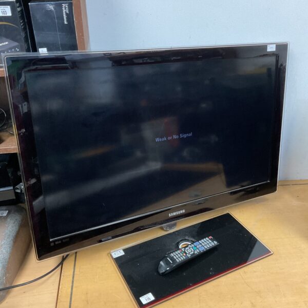 Samsung 40 inch HD television flat screen for home entertainment.