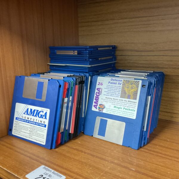 Selection of commodore amiga disks