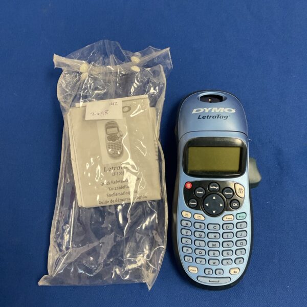 Dymo Letratag LT-100H label maker in used condition.