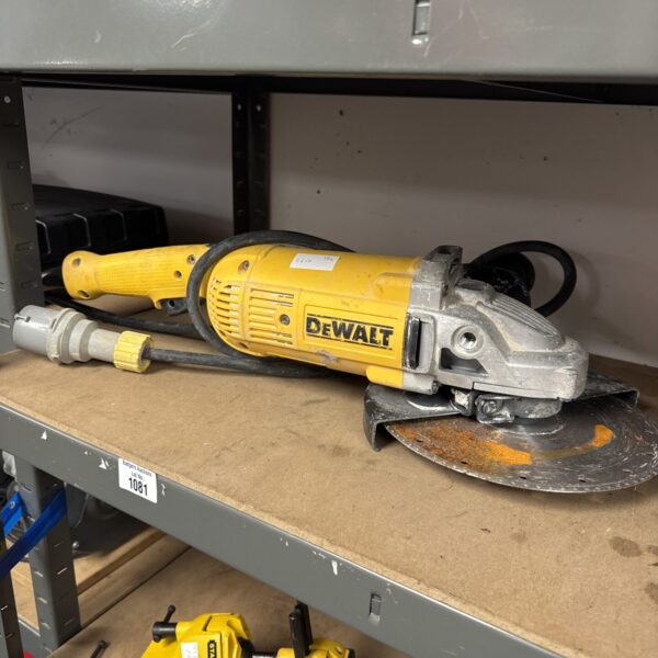 Vintage Dewalt 110v disc cutter for metal cutting.