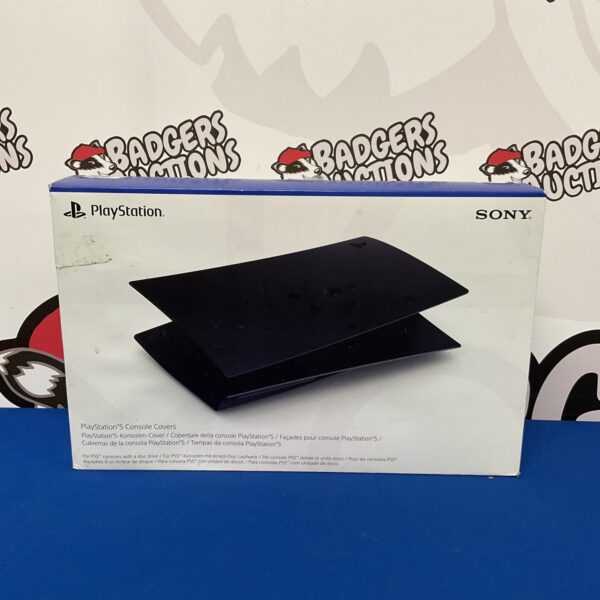 Sony PlayStation 5 console covers in a dark colour.
