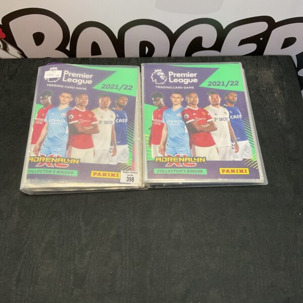 Panini XL Premier League trading cards collection for football fans.