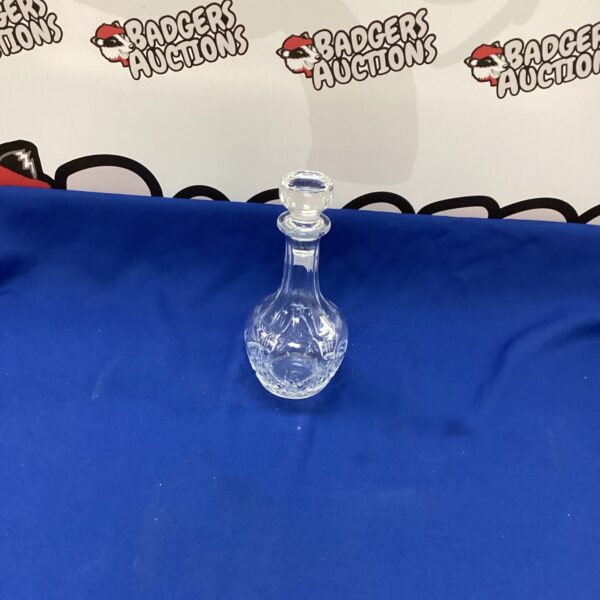 Vintage Stuart Crystal decanter for serving spirits.