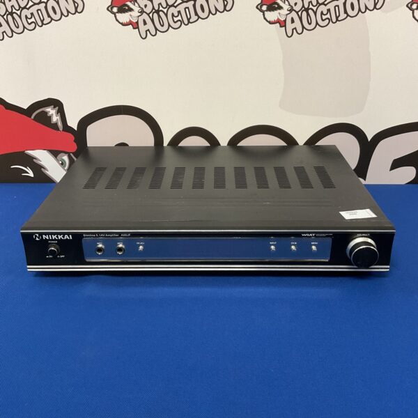 Nikkai slimline 5.1 amplifier for home cinema setup.