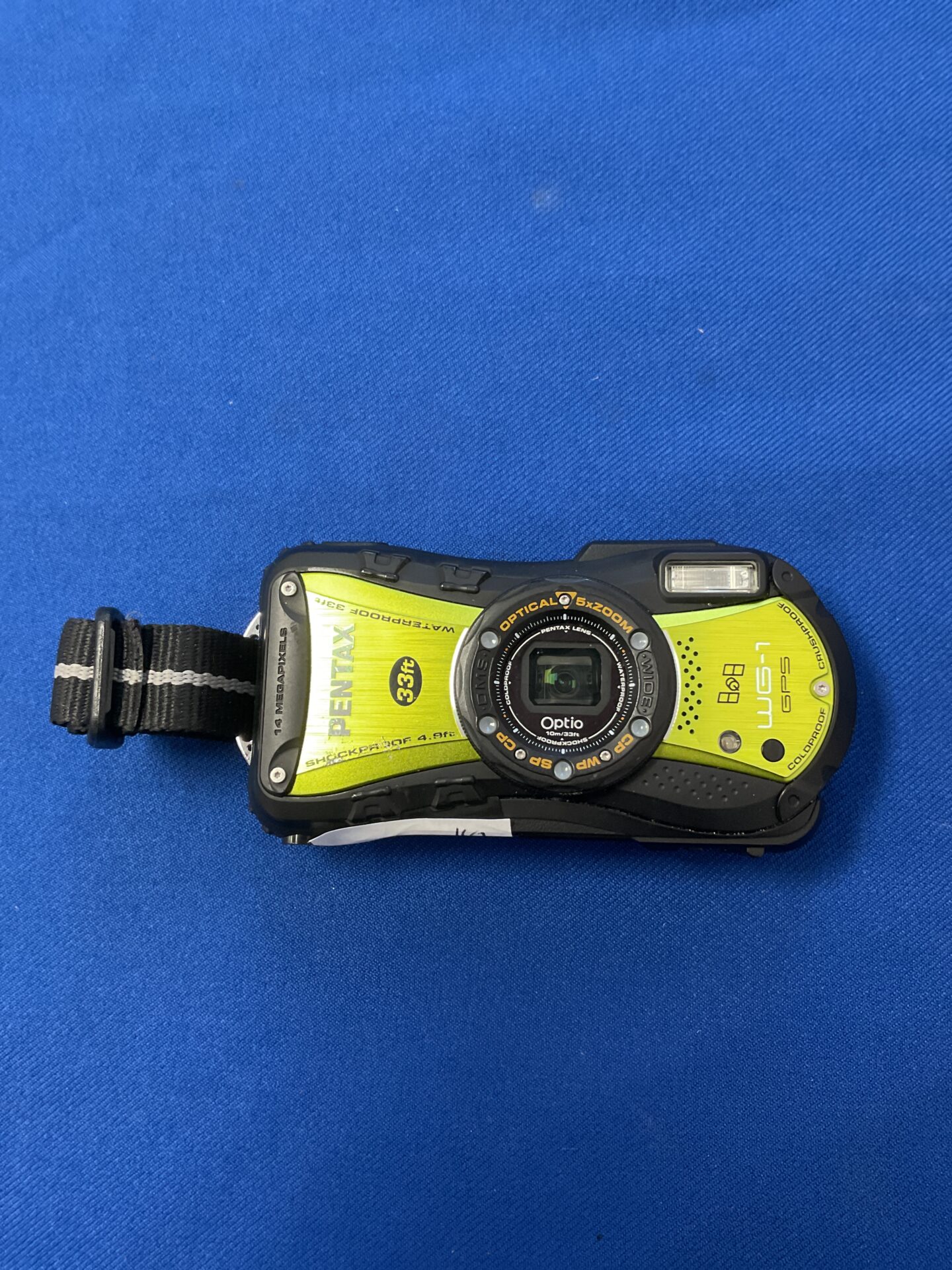 206 Pentax wg-1 gps waterproof camera
