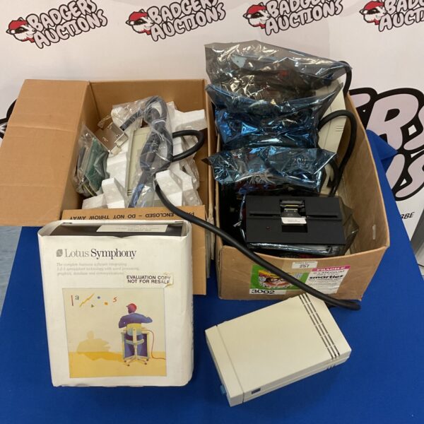 Vintage IBM disc drives lot for collectors and enthusiasts.