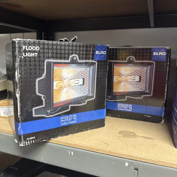 Elro HL428 outdoor security light in original packaging.