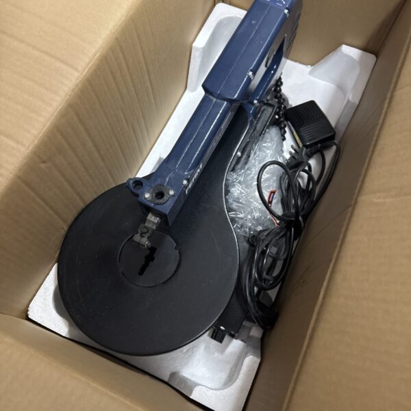 Vintage Ferm scroll saw in untested condition, ideal for restoration.