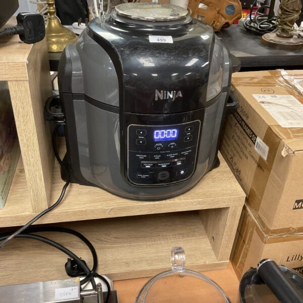 Black Ninja Foodi OP301 multi cooker kitchen appliance.