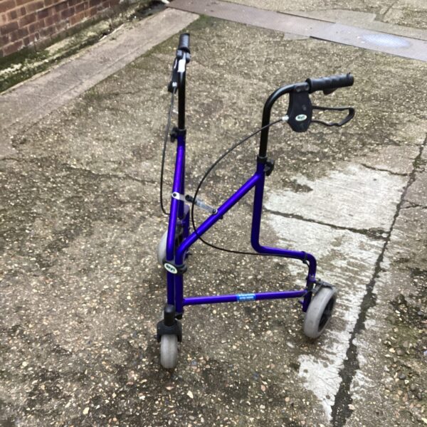 Blue Days walking trolley, a mobility aid for seniors.