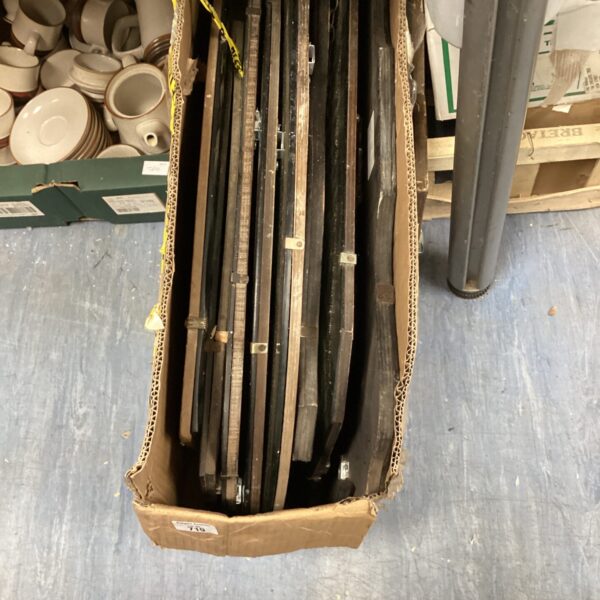 Lot of ten vintage wall mirrors for home decor.