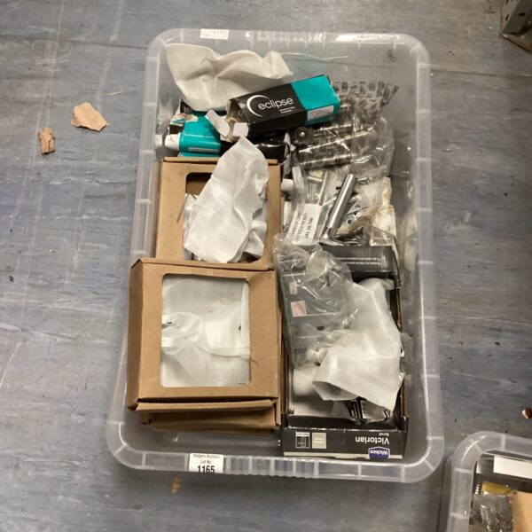 Mixed lot of door locks and hardware for sale.
