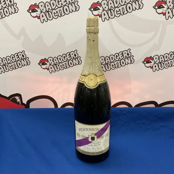 Sealed doppel magnum bottle of vintage Pennrich 1874 Sekt sparkling wine.