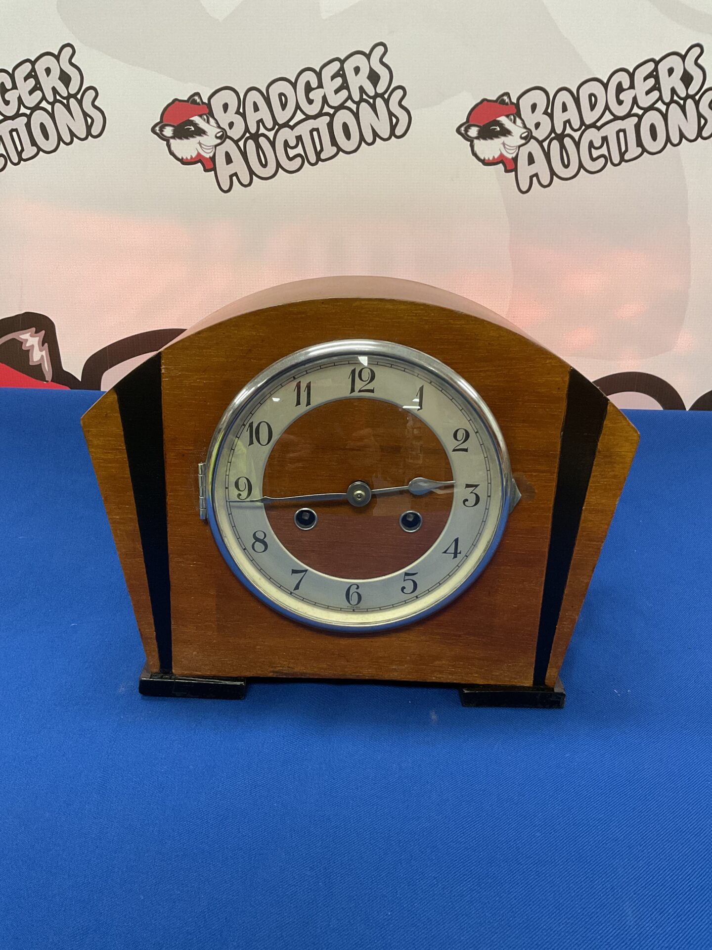 018 Kienzle art deco 1930s german mantle clock working