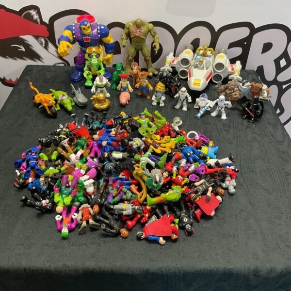 Large lot of Hasbro Imaginex toy figures from various franchises.