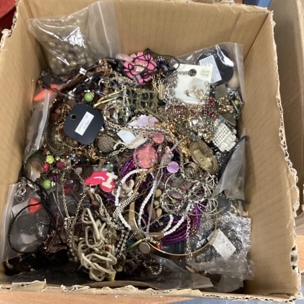Large assortment of vintage and fashion costume jewellery.