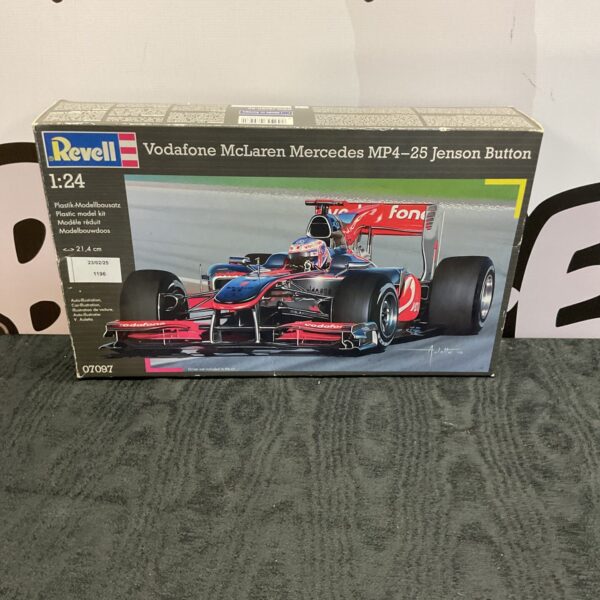 Revell Vodafone McLaren MP4-25 model kit in original packaging.