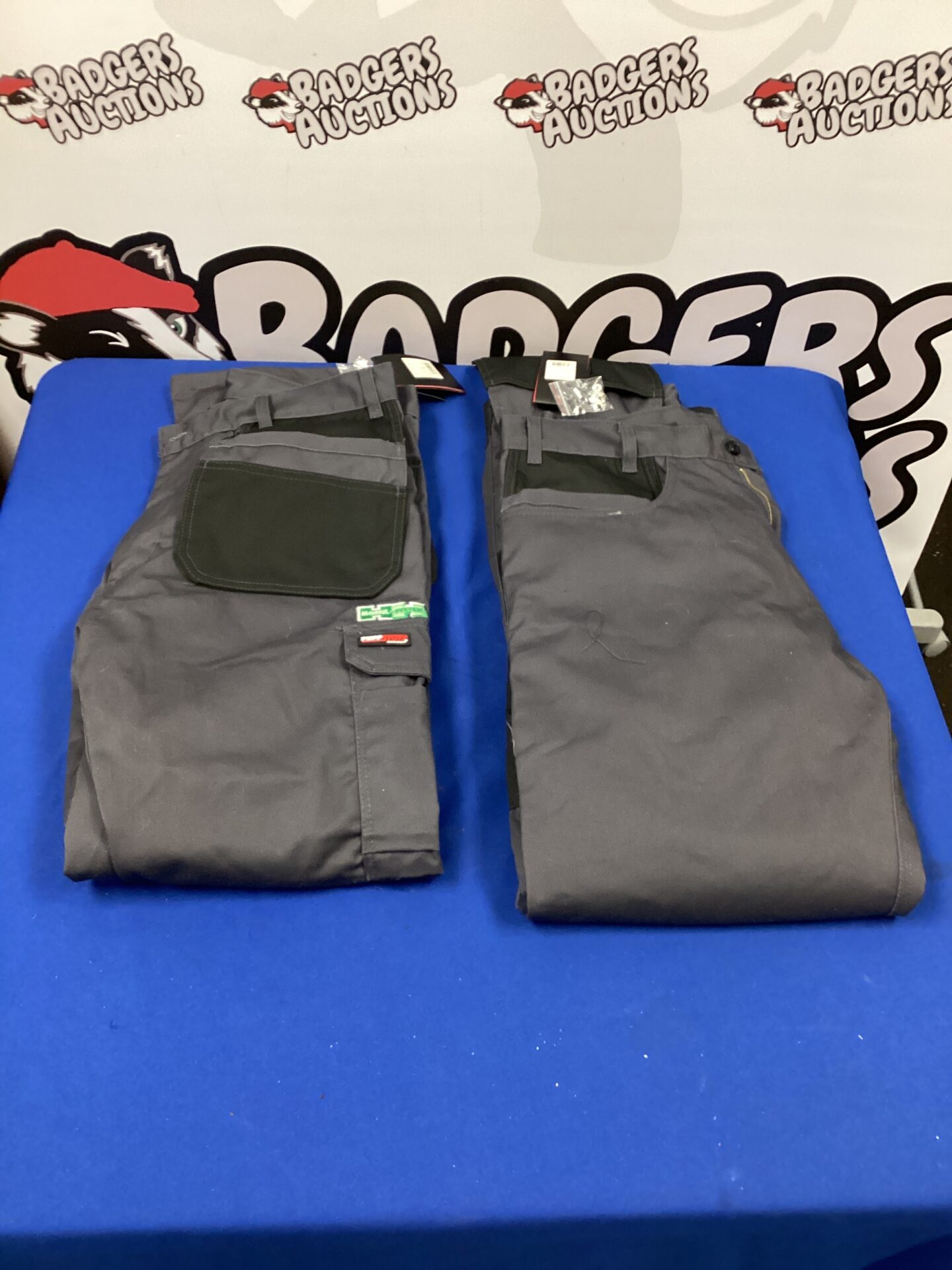 574 Two new pairs of tuff stuff combat work trousers size 36