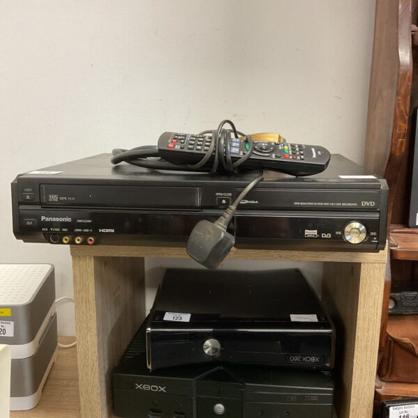 Panasonic DMR-EZ48V DVD VHS combo player for retro entertainment.