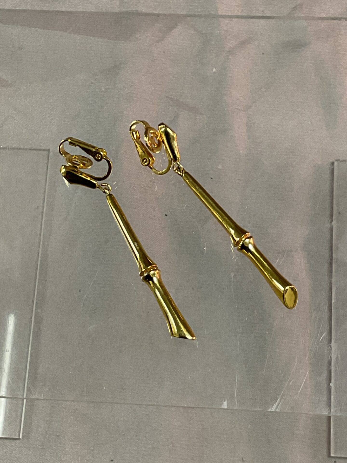 926 Pair of triffari Clipon drop earrings