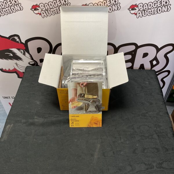 Front view of a Lakeland pasta machine, ideal for home cooking.