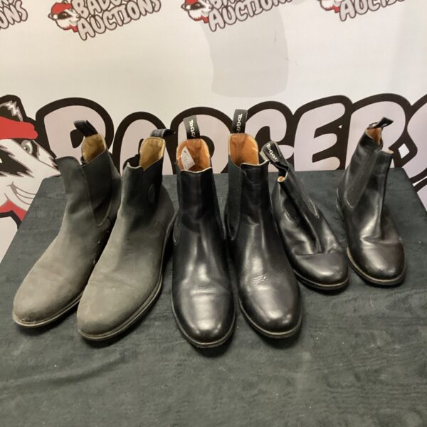 Ladies boots lot including Toggi and Dever brands in various sizes.