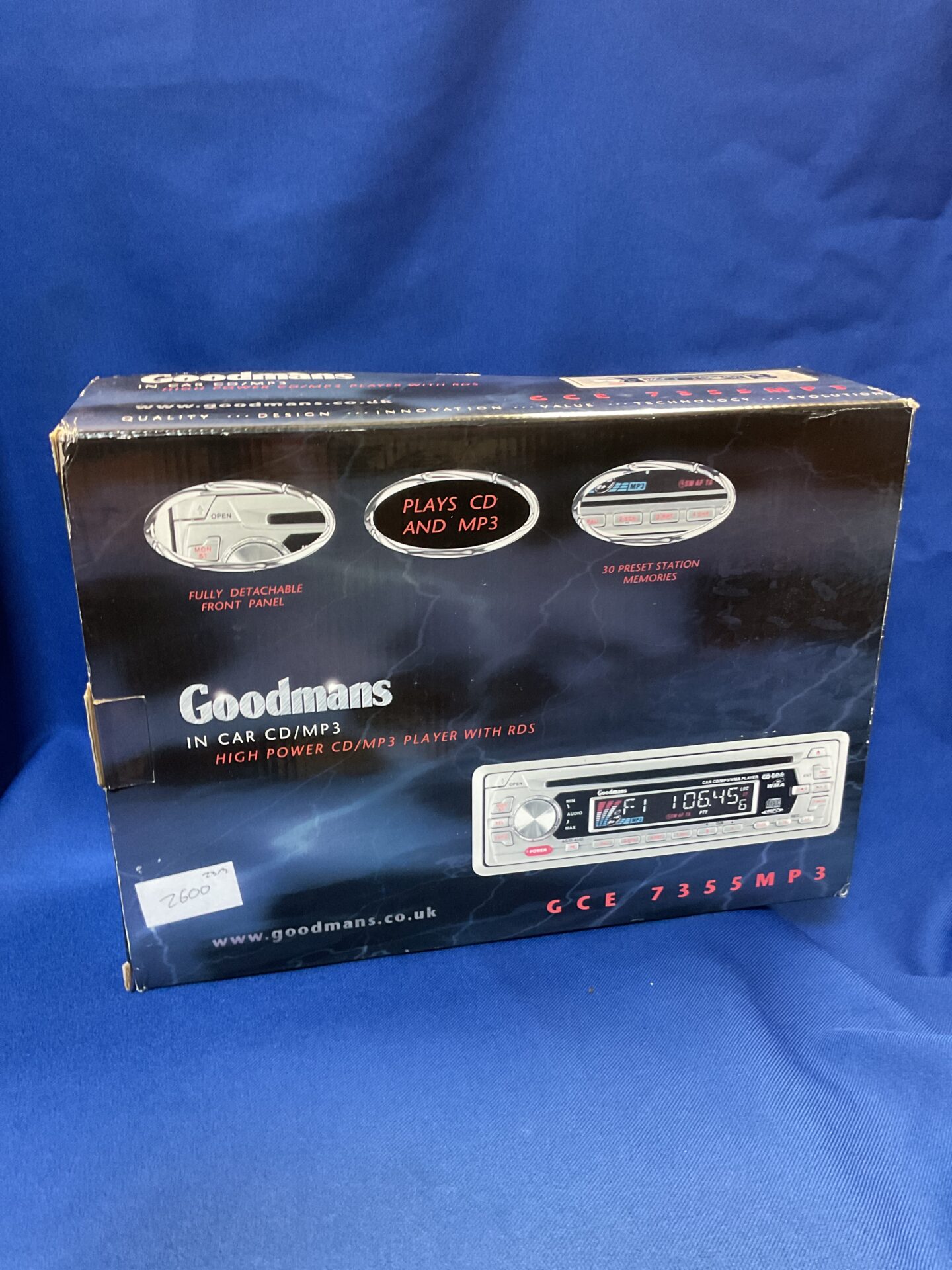 212 Goodmans gce 7355 mp3 car stereo unit