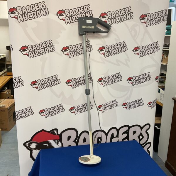 Vintage C Scope metal detector for treasure hunting and detecting.